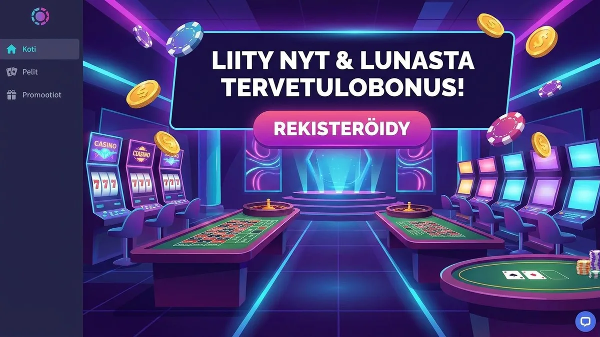Rekisteröidy bonuksen kanssa